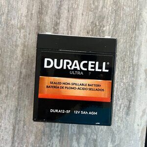 Brand New Duracell 12V 5Ah AGM Battery
